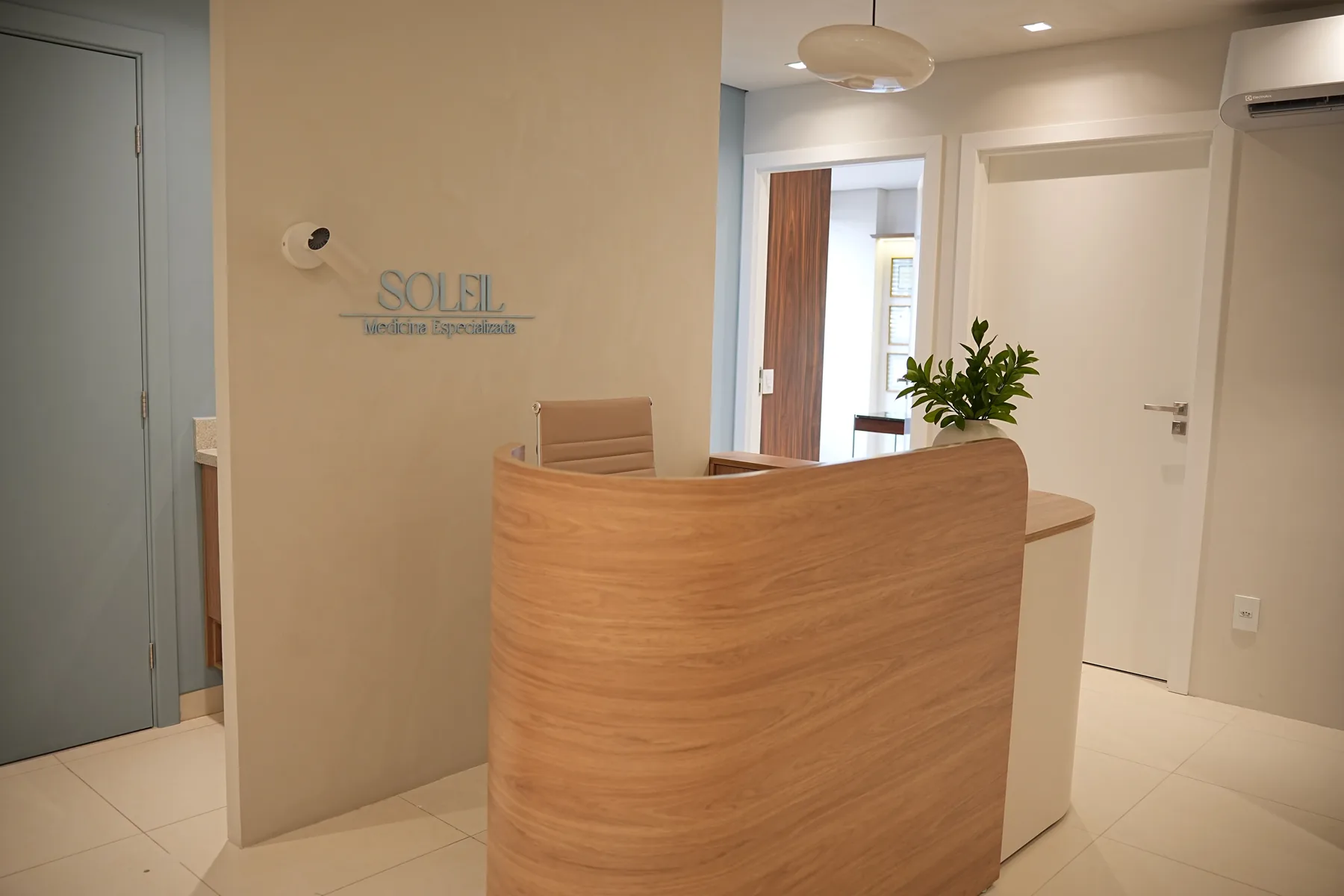 Recepção da Soleil Medicina Especializada